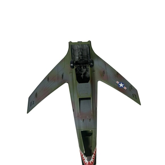 GI Joe Conquest X-30 1998 TRU Exclusive Green Camo Jet Fighter INCOMPLETE - Picture 12 of 16